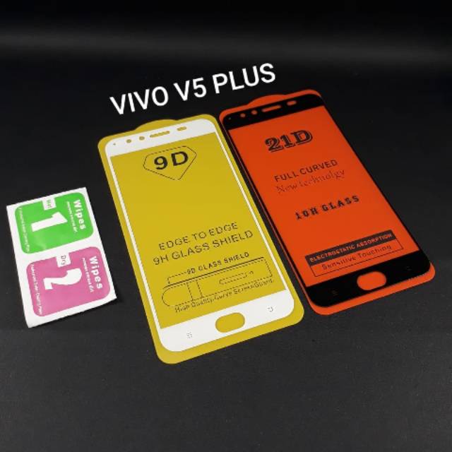 Tempered Glass VIVO V5 Plus Anti gores Kaca Full Layar 5D