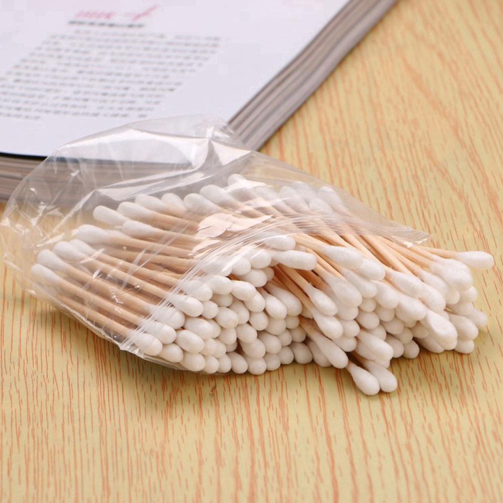 Cotton Bud Dua Sisi Bahan Kayu Bambu | Shopee Indonesia