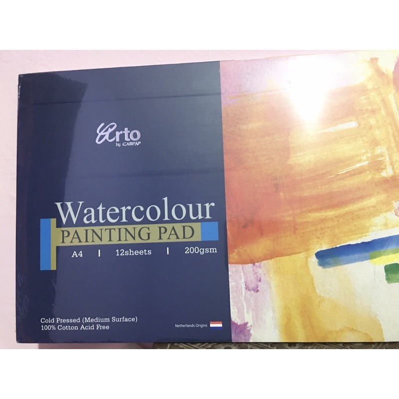 

Arto Watercolour Painting Pad A4 | Cotton Acid Free