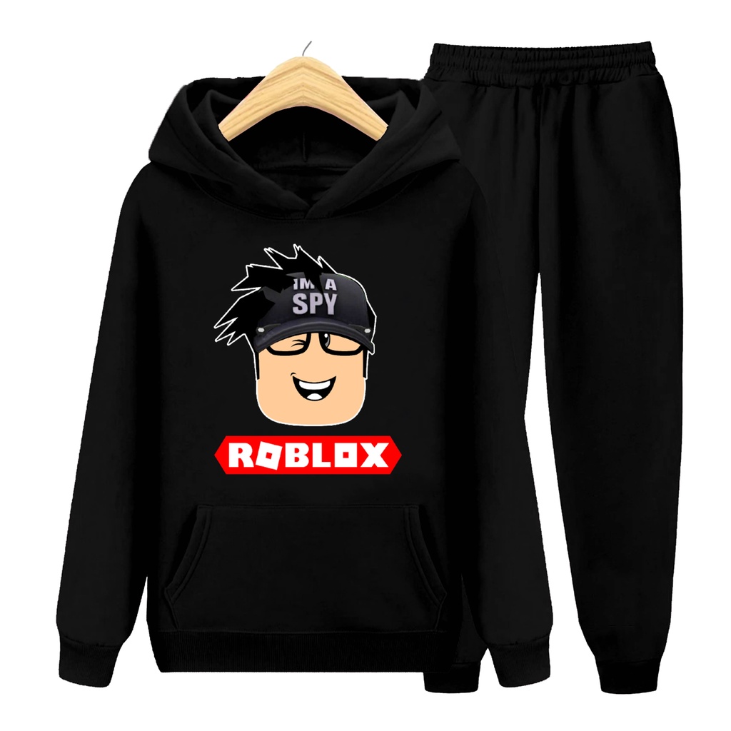 YMF - Setelan Sweater Hoodie Roblox | Anak-Remaja ( SET Hoodie - Roblox )®