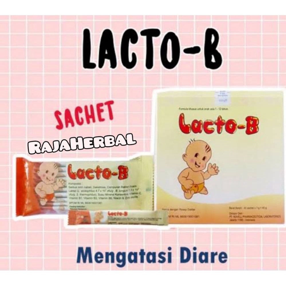 Jual Lacto B Per Sachet Untuk Mencegah Diare Pada Bayi Anda | Shopee ...