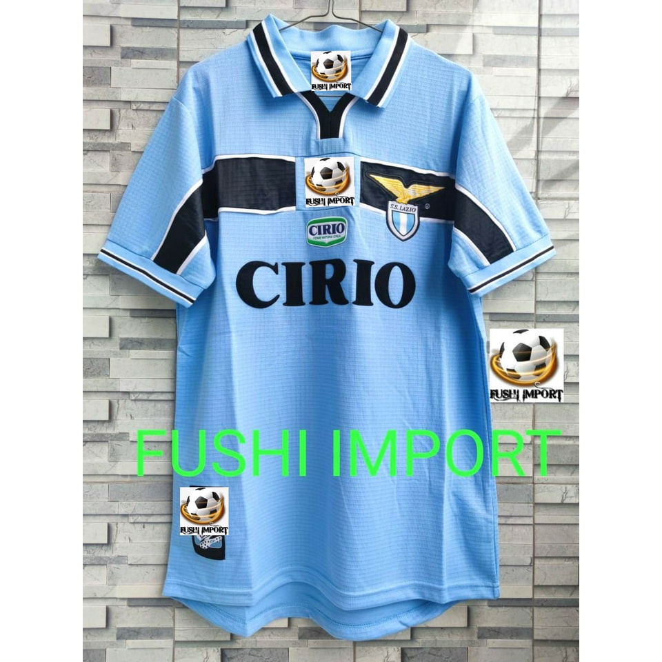 RETRO | Jersey Baju Bola Lazio Home 1998 1999 2000 Grade Ori