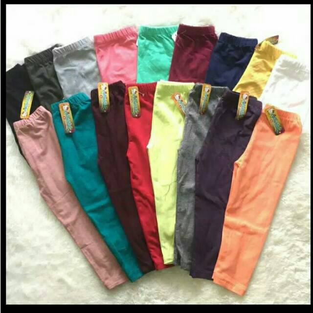 Cuci Gudang Legging anak 1 - 2 th bisa pilih warna