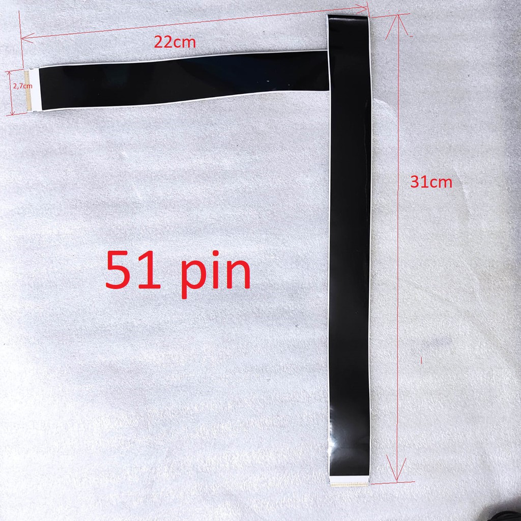 Kabel Fleksibel LVDS 51 pin Samsung UA48H5150 48H5150 BN96-31530T