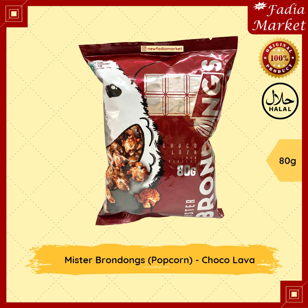 

Mister Brondongs Popcorn 80g - Choco Lava