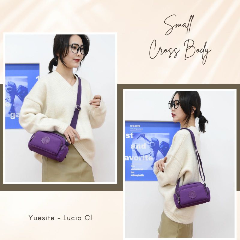 TAS SELEMPANG YUESITE LUCIA FASHION IMPORT ORIGINAL SLINGBAG