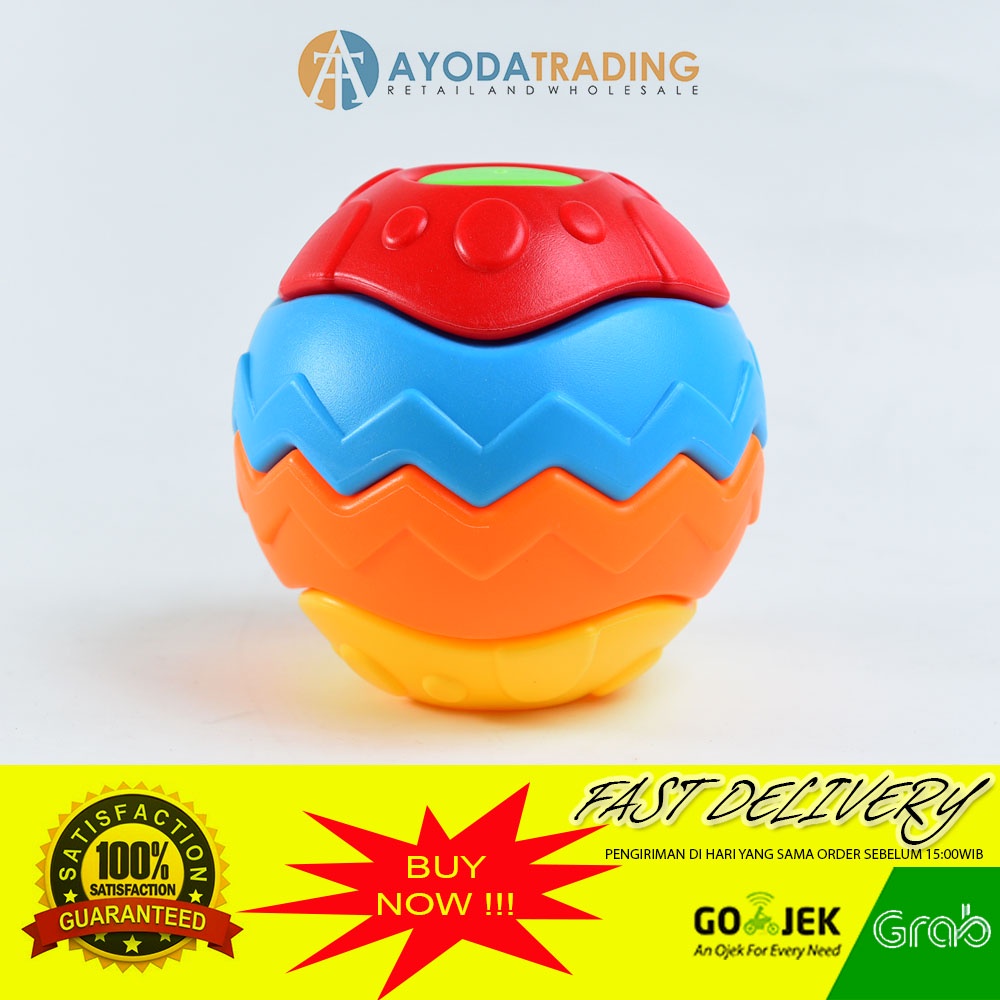 Mainan Balita Pintar Bola Puzzle Transformation Ball