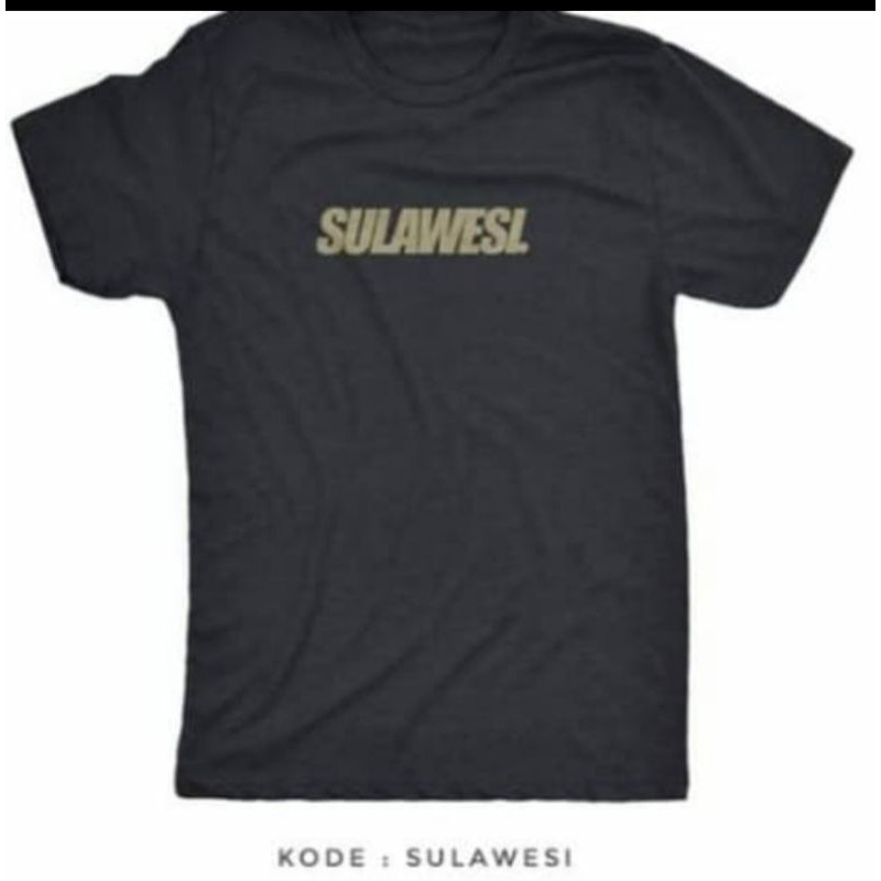Tshirt kaos Sulawesi