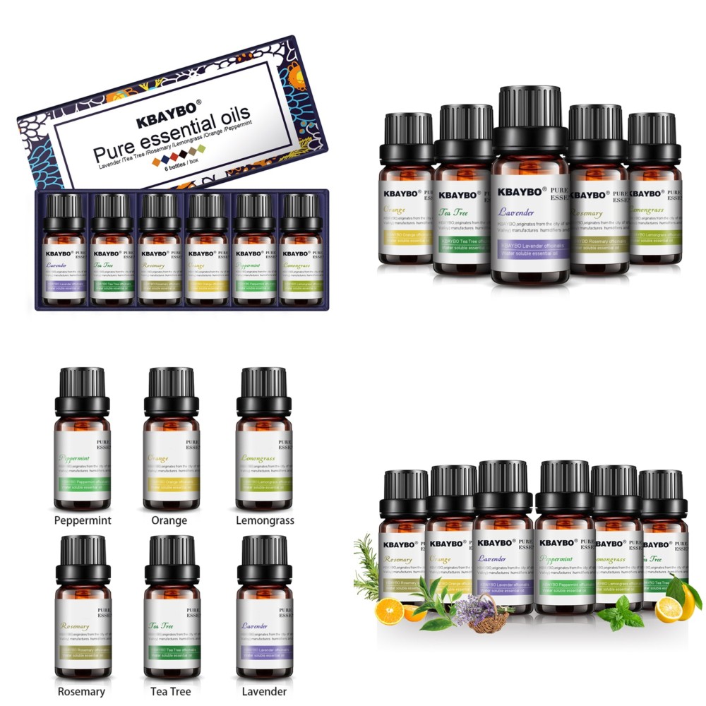 Jual Kbaybo Pure Essential Fragrance Oils Aromatherapy Diffusers 10Ml 6 Pcs  - K-E2 | Shopee Indonesia