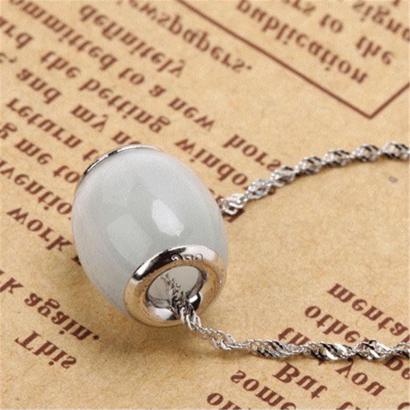 [Ready Stock]Simple Fashion Personality Opal Pendant Necklace