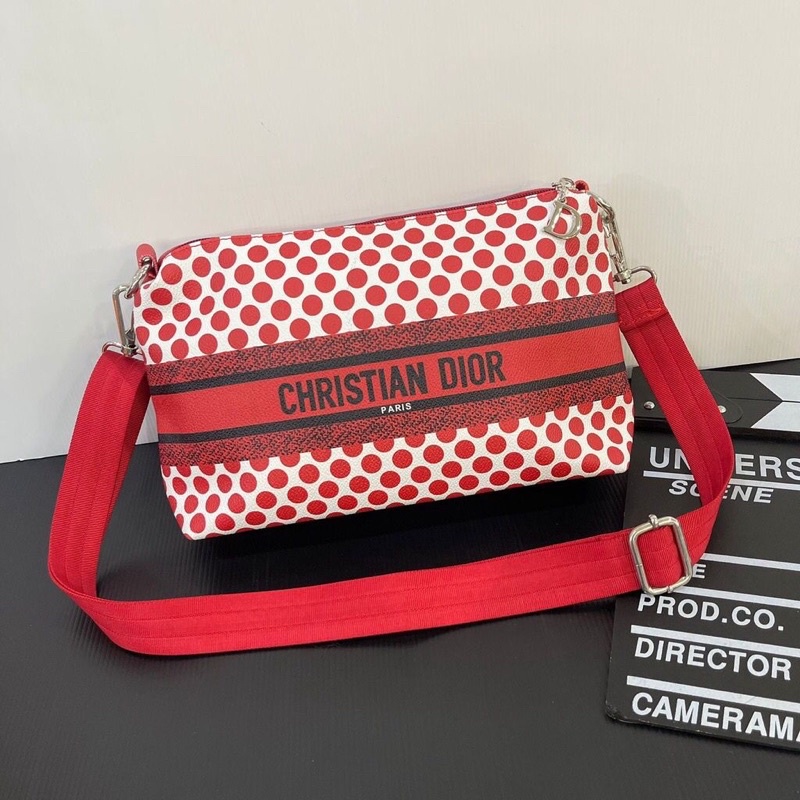 TAS DIOR SELEMPANG IMPORT POLKADOT