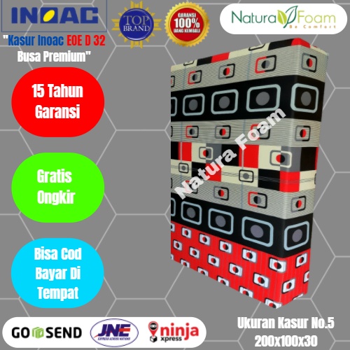 Kasur Busa INOAC 200 x 100 x 30 cm Asli Original Garansi 15 Tahun Anti Kempes Murah Motif Anak Karak