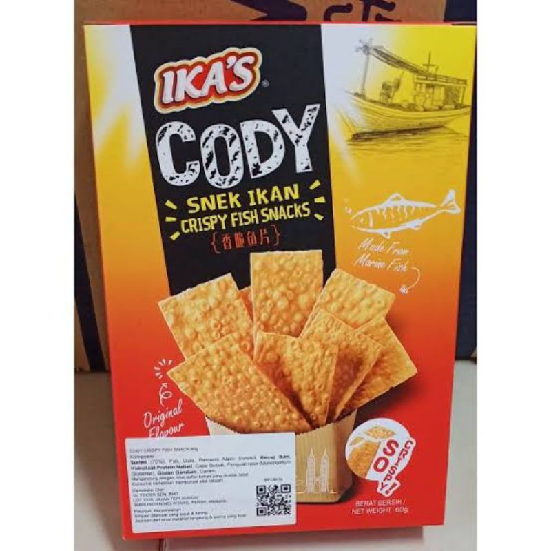 

IKA'S CODY CRISPY FISH SNACK 60GR