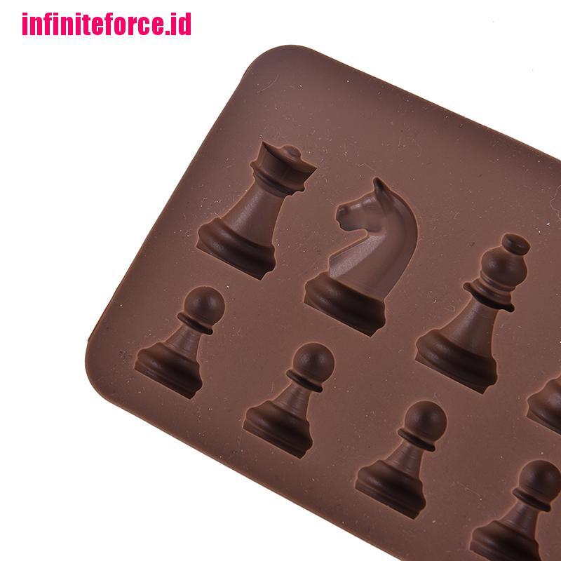 1PC New Chess Silicone Chocolate Molds DIY Cake Decorating Kitchen Cooking Tools