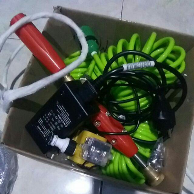 Paket Cuci Mobil Cuci Motor Cuci Ac Lengkap Dengan Selang Spiral 12 Dan 15 Meter