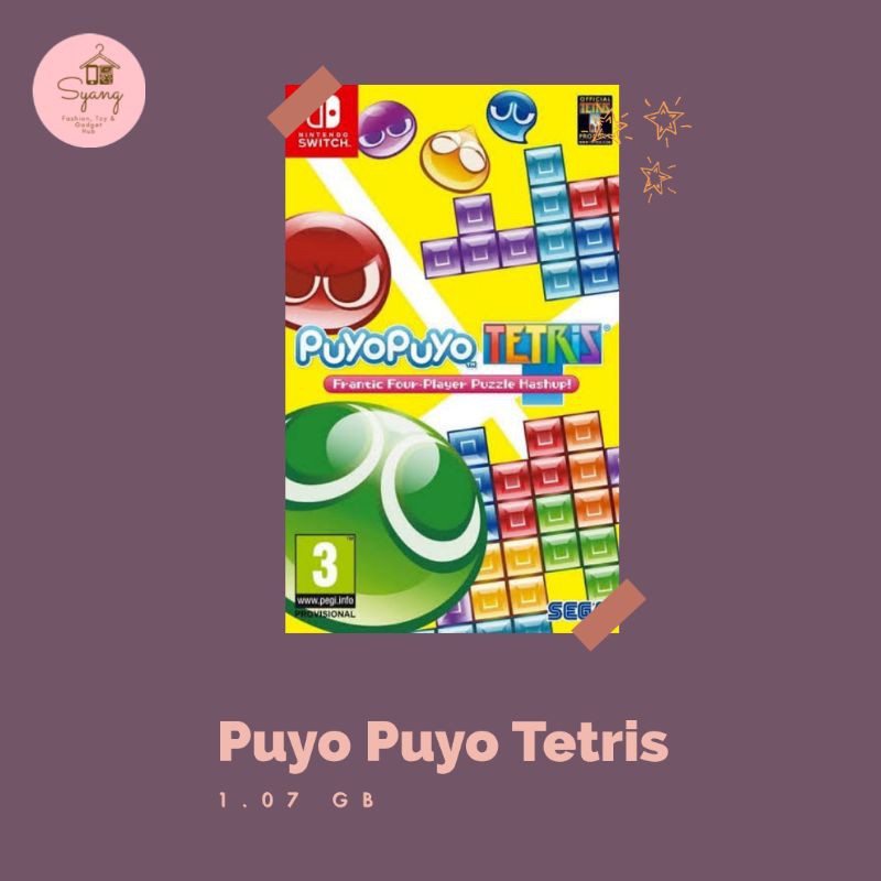 Puyo Puyo Tetris 1 Game Nintendo Switch