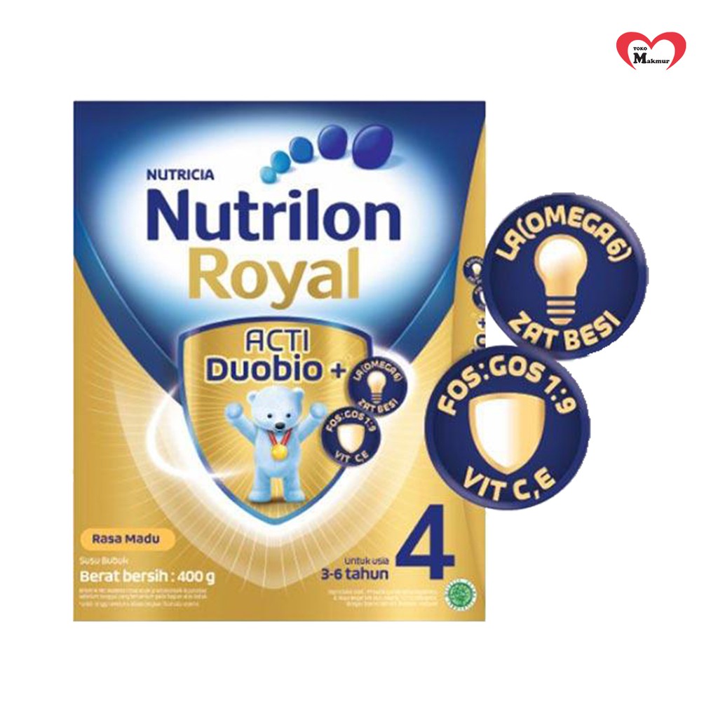 Nutrilon Royal 4 Vanila / Madu 400gr / Toko Makmur Online