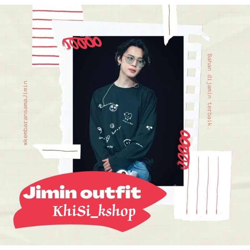 Kaos JIMIN lengan panjang konser PTD