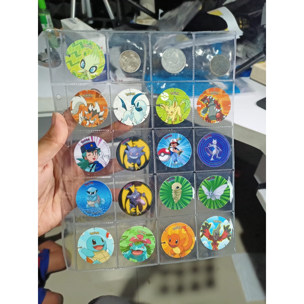 Tempat koin / Tazos / pokemon coin / Refill coin 20 Slot