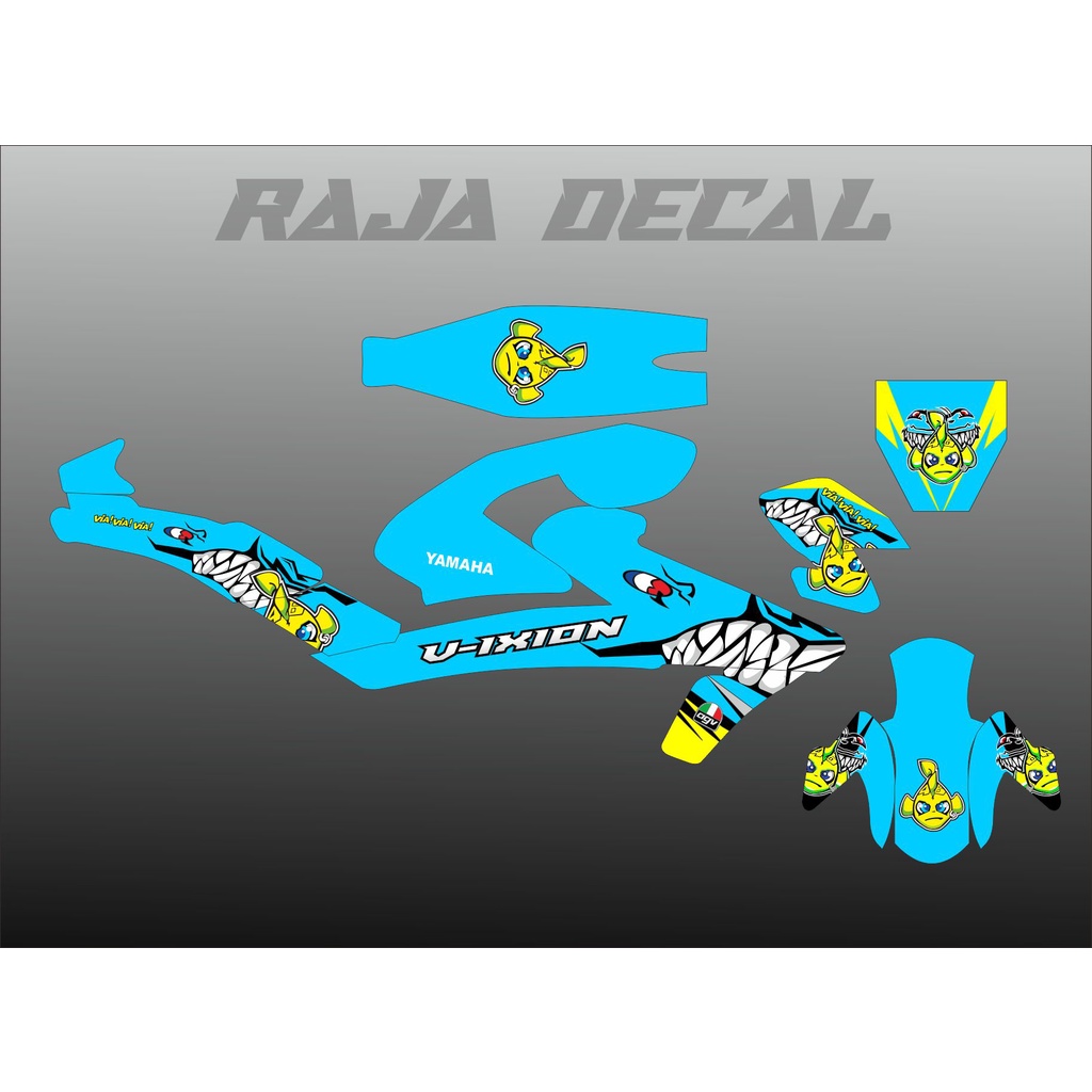 Decal Stiker Yamaha Vixion R_Dekal Stiker Motor Vixion R Stiker Full Body Stiker Motor Yamaha Vixion