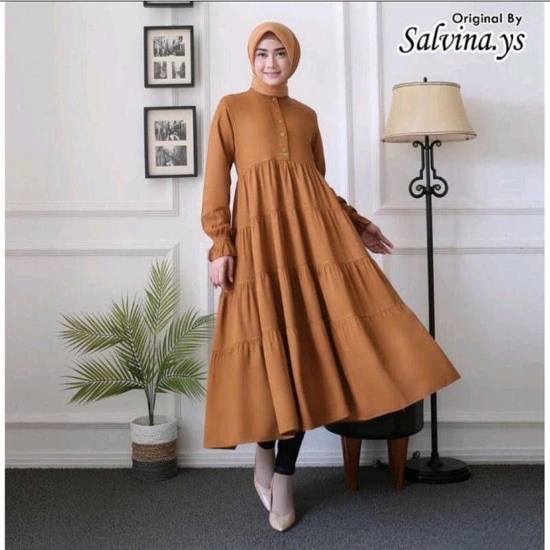 cod Long tunik Rayon uniqlo SALVINA YS