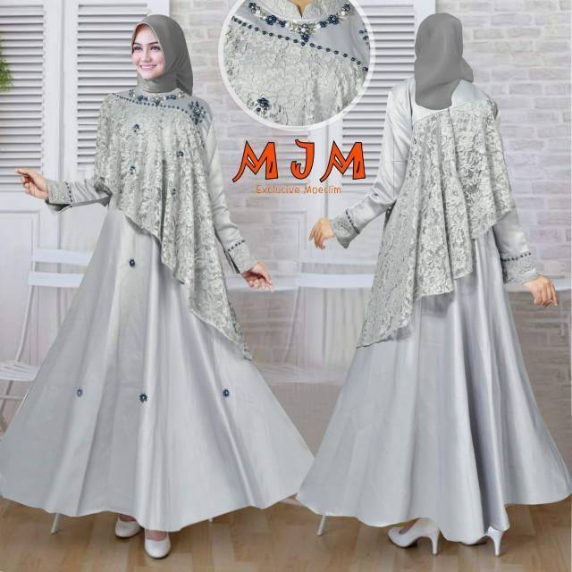 Gamis fashion MJM umbrella/saten bridal