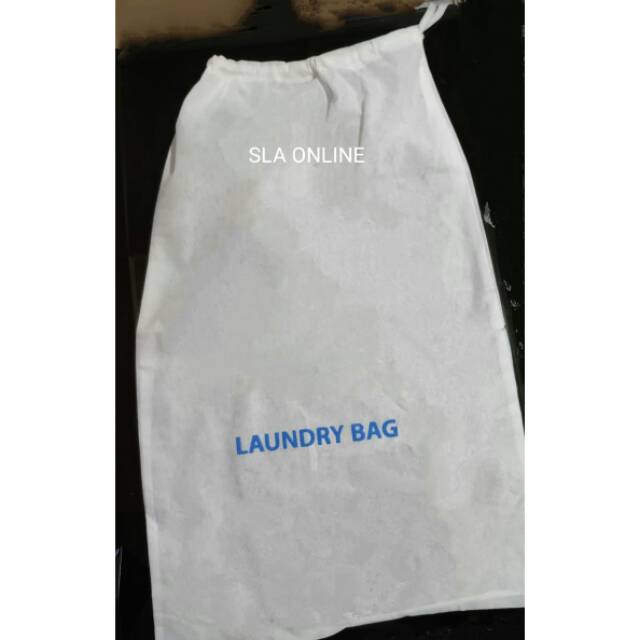 Laundry bag/ Tas Laundry spundbon/ Tas Laundry kain serut besar/ Laundry Bag Spundbon / Retail