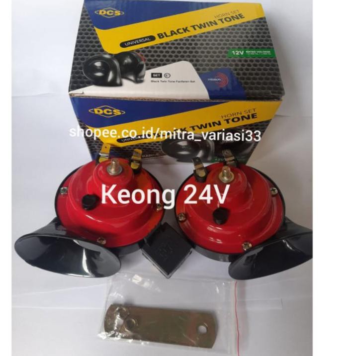 Langsung Kirim klakson 24V klakson keong 24volt klakson mobil 24Volt snail horn 24V...