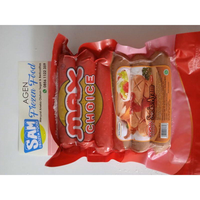 

max Choice Sosis Ayam jumbo 500gr