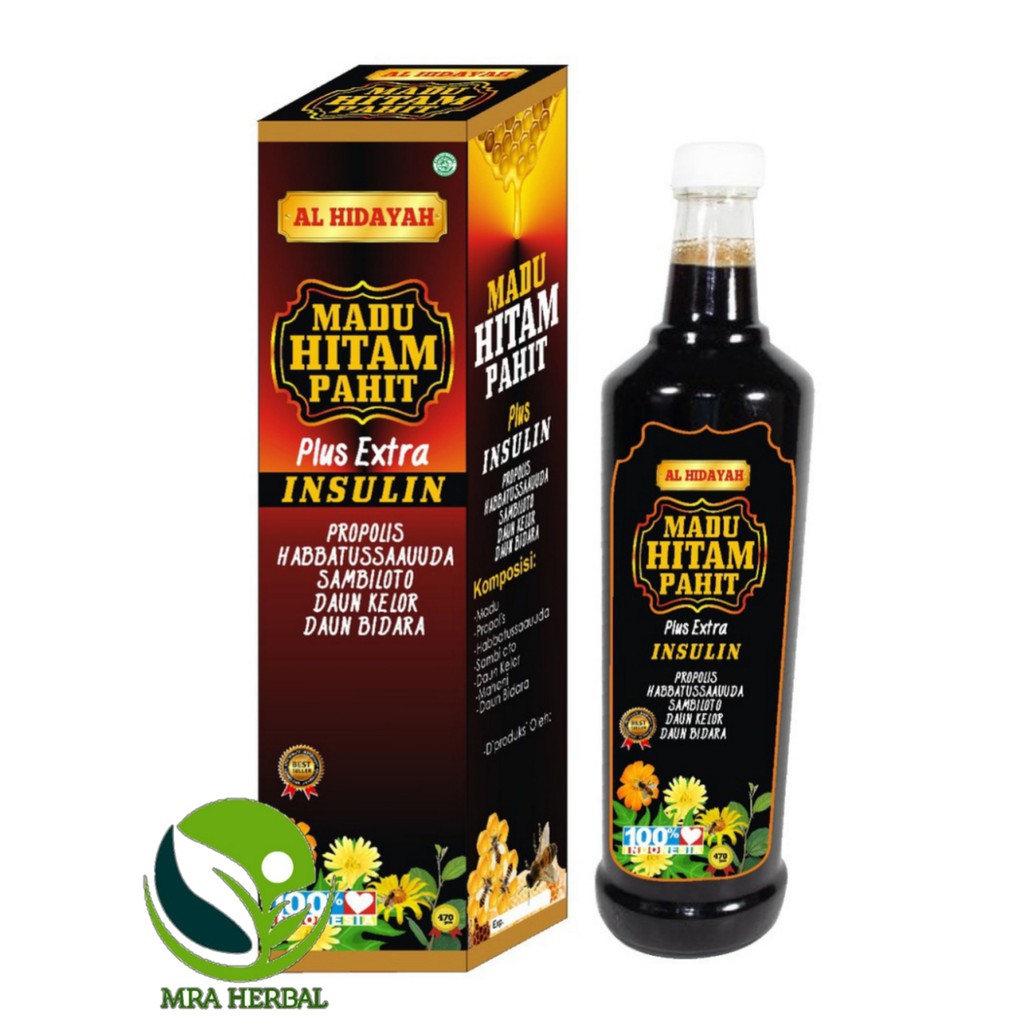 

MH Madu Hitam Pahit ALHIDAYAH Plus Extra Insulin 470gr