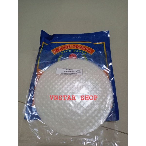 

Murah!Rice Paper Banh Trang Repack 22cm isi 10 lembar | Kulit Lumpia Vietnam | Rice Paper