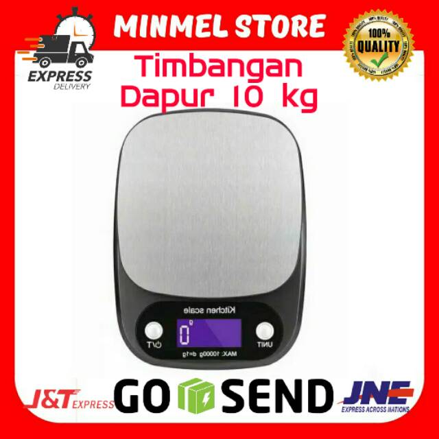 TIMBANGAN DAPUR DIGITAL HIGH QUALITY AKURAT ADA FUNGSI TARE 10KG