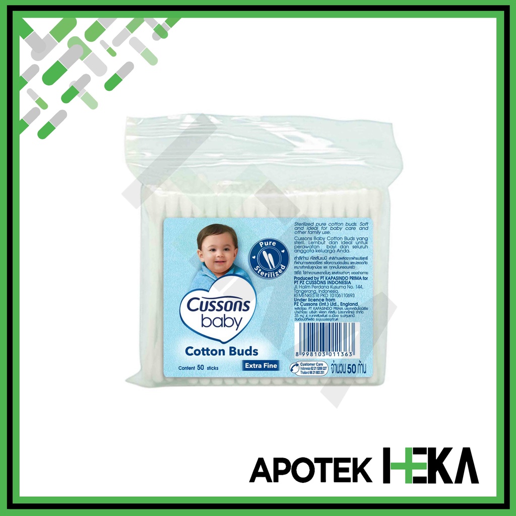 Cotton Buds Cussons Baby isi 50 - Korek Kuping Bayi (SEMARANG)