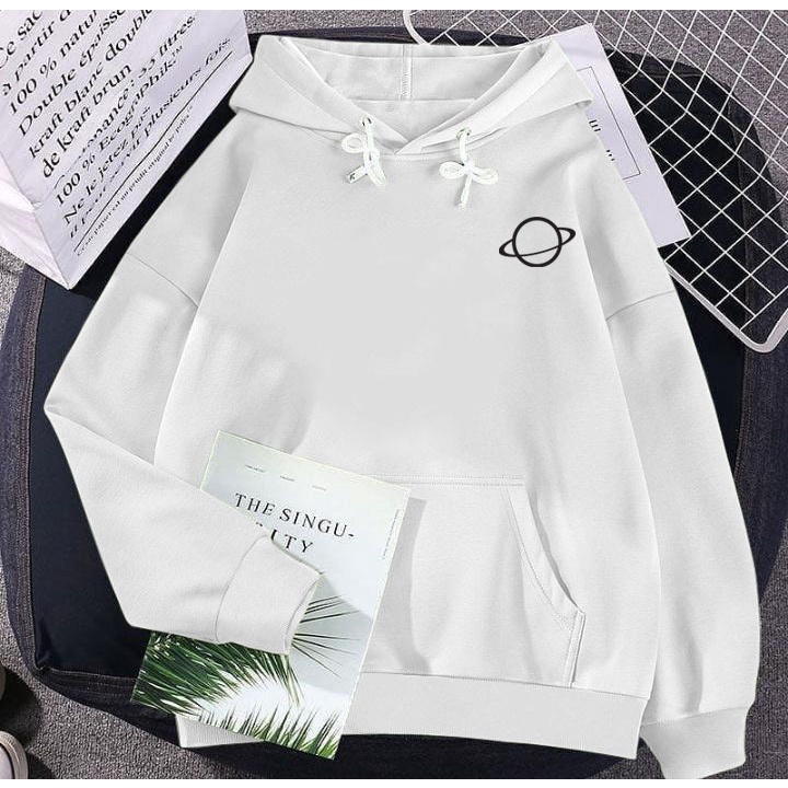 Hoodie Murah Planet bahan flece  Sweatshirt  Pria Wanita Terbaru simple l sweater Hodie unisex cewek cowok