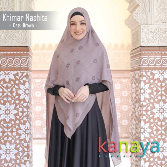 Khimar Printing Ceruty Nashita Kanaya