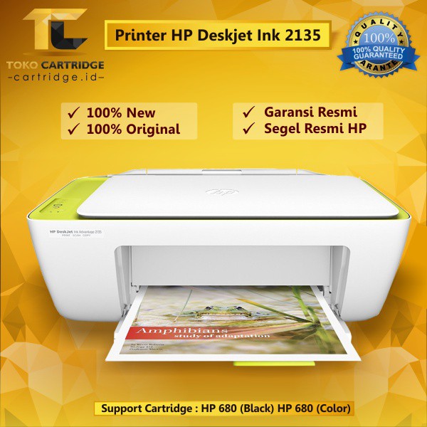 Printer HP Deskjet Ink Advantage 2135 Printer Scan Copy HP 2135