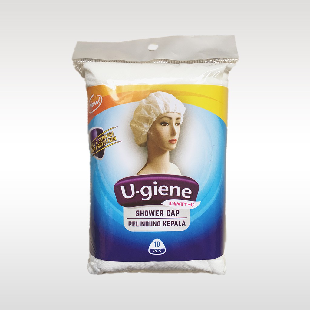 

Ugiene Hair Cap/Shower Cap/Topi Mandi/Nurse Cap/Non Woven Sekali Pakai - 10 Pcs