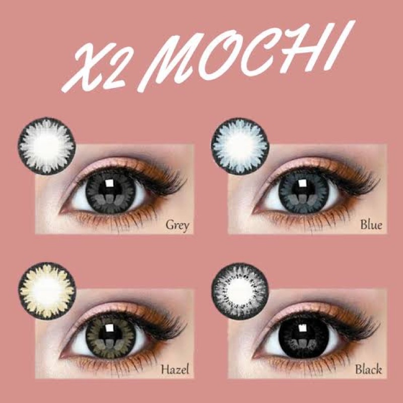 PAKET SOFTLENS MOCHI DIA 16MM NORMAL &amp; MINUS + CAIRAN X2 60ML + PINSET + LENSCASE / COD INSTAN SAMEDAY / LENSA KONTAK / PAKET MURAH