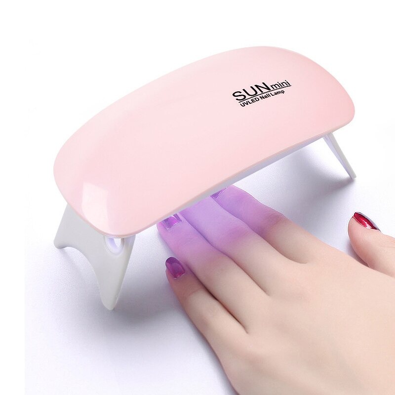 Pengering Kutek Kuku 6W Portabel UV LED Nail Dryer J-03