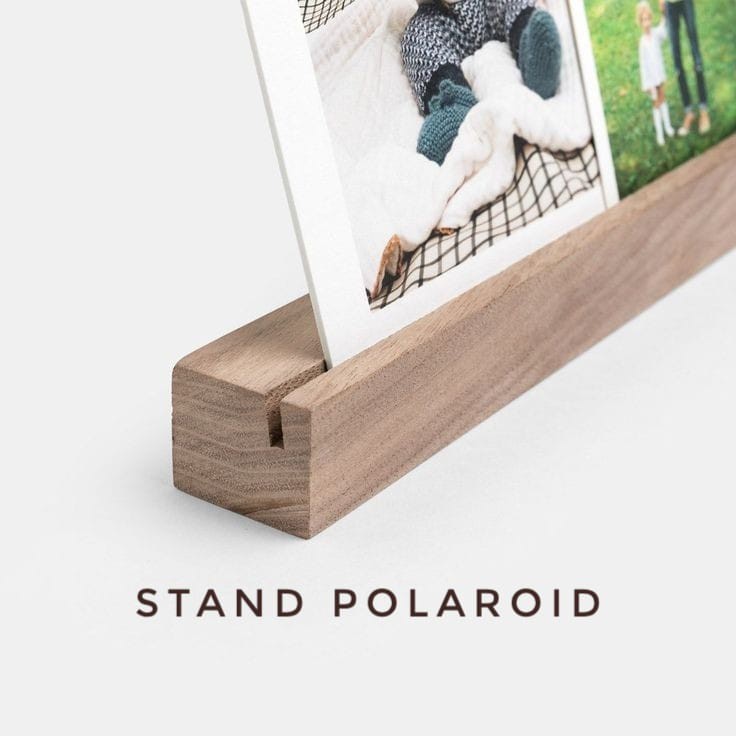 HIASAN STAND POLAROID KAYU AKSESORIS DEKORASI MEJA MURAH