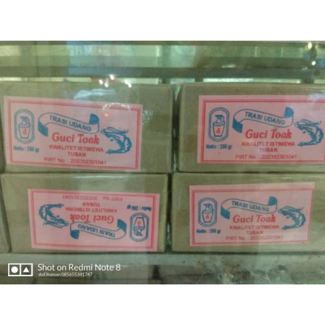 

Trasi udang paling enak Guci Toak 250gr (no abal abal)