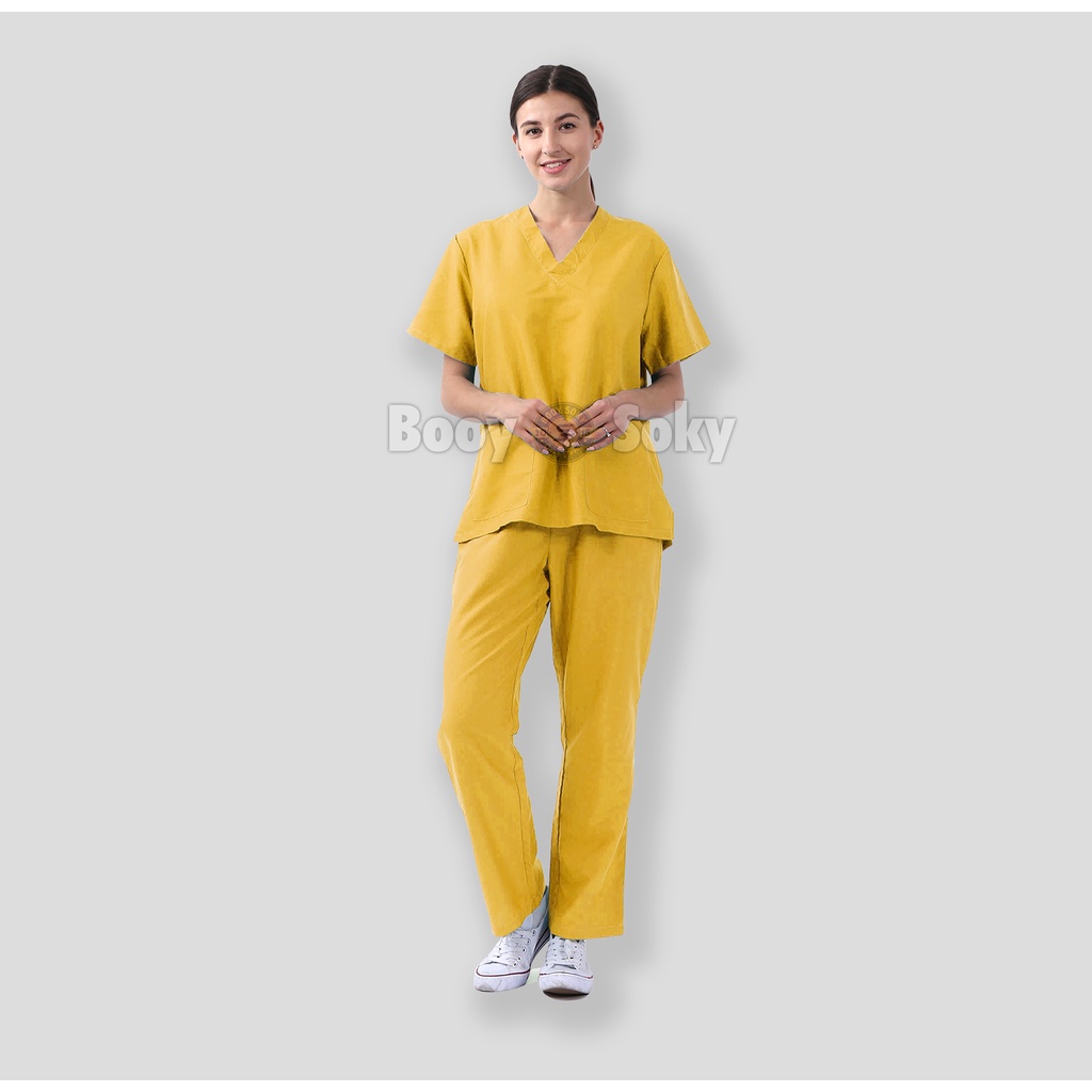 Baju Oka Medis, Doctor's Scrub, Oka Pendek, Seragam Medis, Perawat