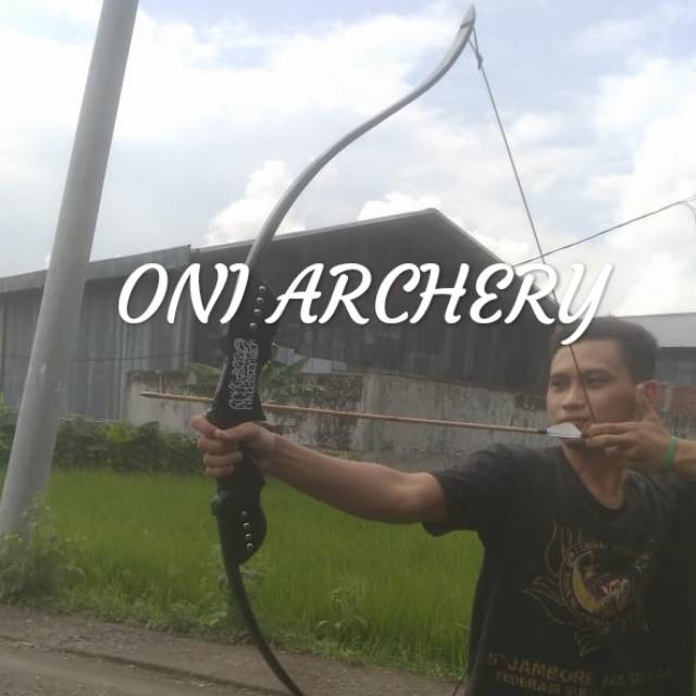 Busur Panah R40 Kidal + 5 anak panah bambu point besi