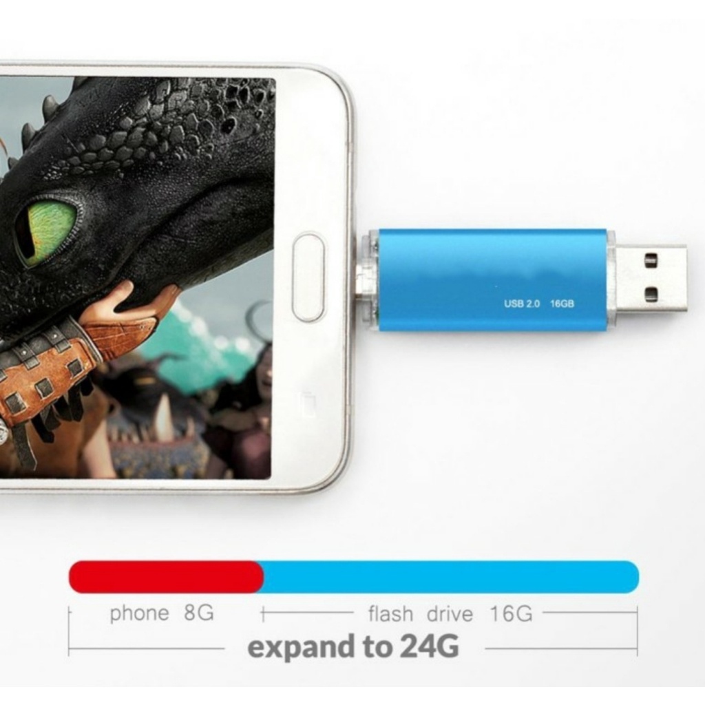 FLASHDISK OTG SAMSUNG 2 IN 1 2GB ALLSMARTPHONE FLESDIS 2GB MURAH