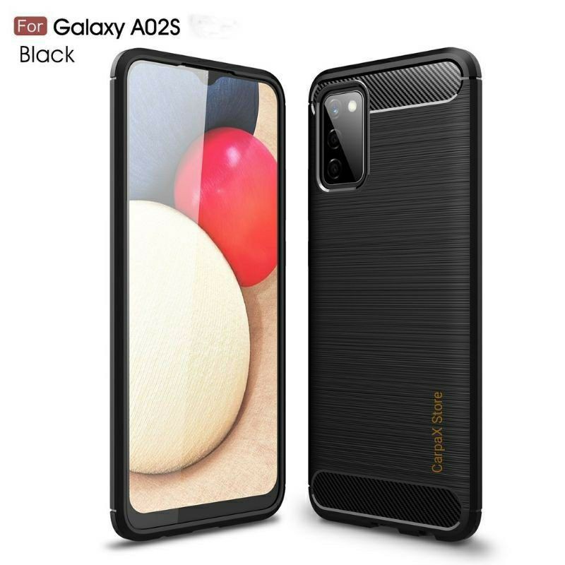 Case Samsung A02s Soft case Ipaky Carbon Fiber  Premium