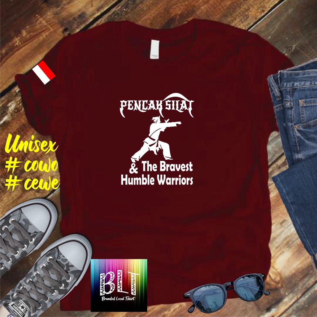 Cod/Kaos PENCAK SILAT THE BRAVEST&amp;HUMBLE WARRIORS BENDERA/Kaos Terlaris Kualitas Terjamin Kaos Pria Distro Hits2022/Kaos Murah Kaos Cotton 30s Kaos katun/Kaos Bergambar Kaos Distro Kaos Pria Dan Wanita Kaos Kata2 Lucu Kaos Viral/Kaos Promo/Best Seller