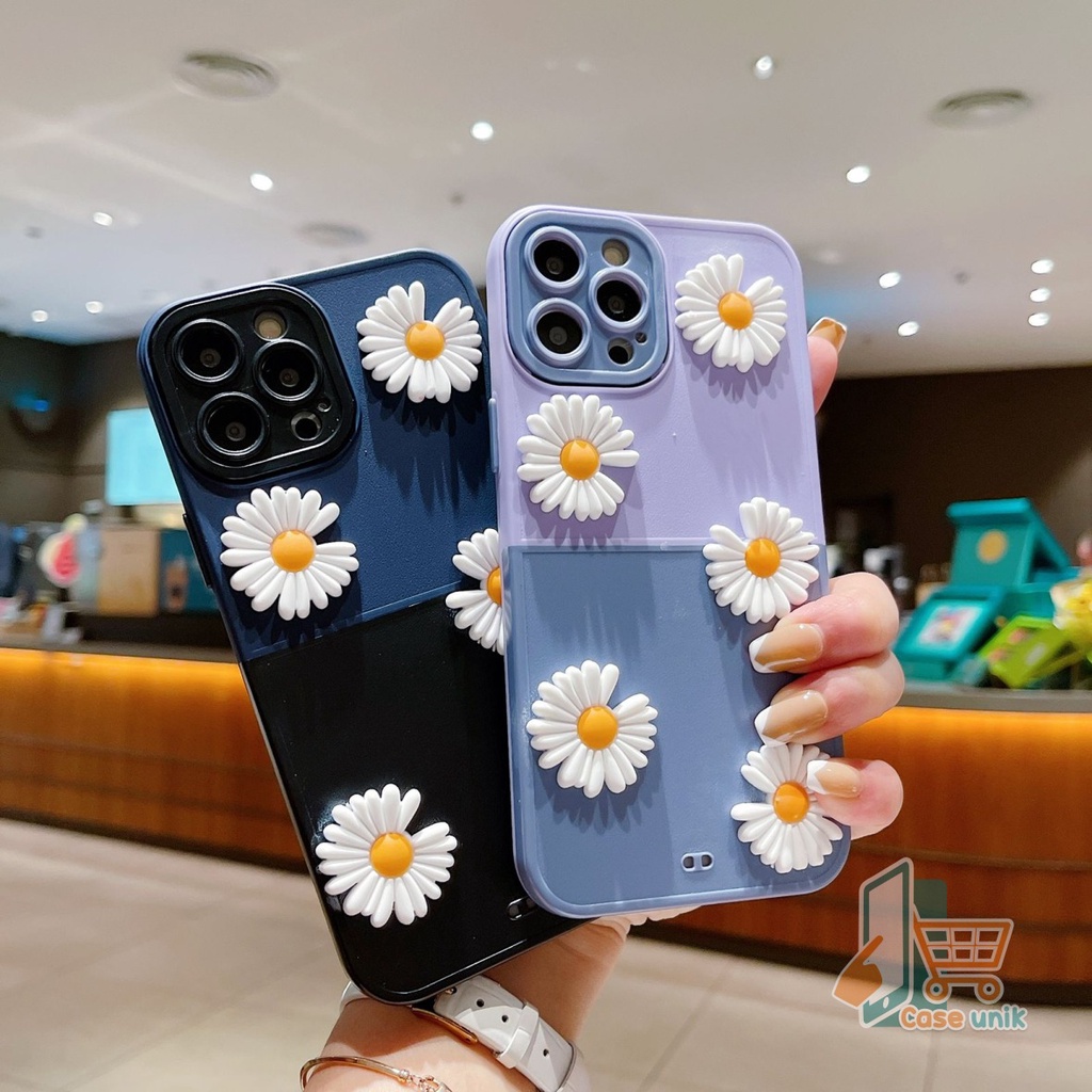 CASE FYP 2IN1 BUNGA DAISY 3D FOR SAMSUNG J2 PRIME GRANDPRIME J4+ J4 PRIME A02 M02 A02S A03S A03 CORE A10 CS4715