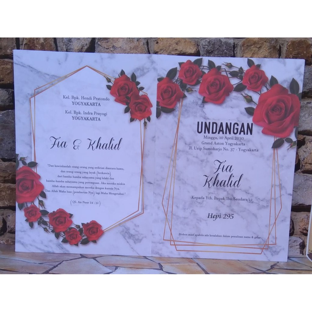 Blangko Undangan Hepi 295 (isi 100lbr)