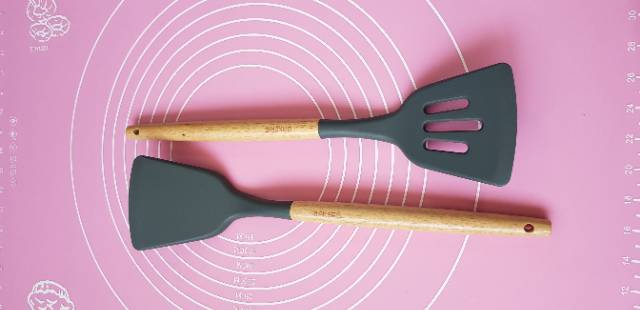 Bakers sodet silicon spatula masak  solet oseng ongseng soled tumis 34 cm sutil silikon teflon