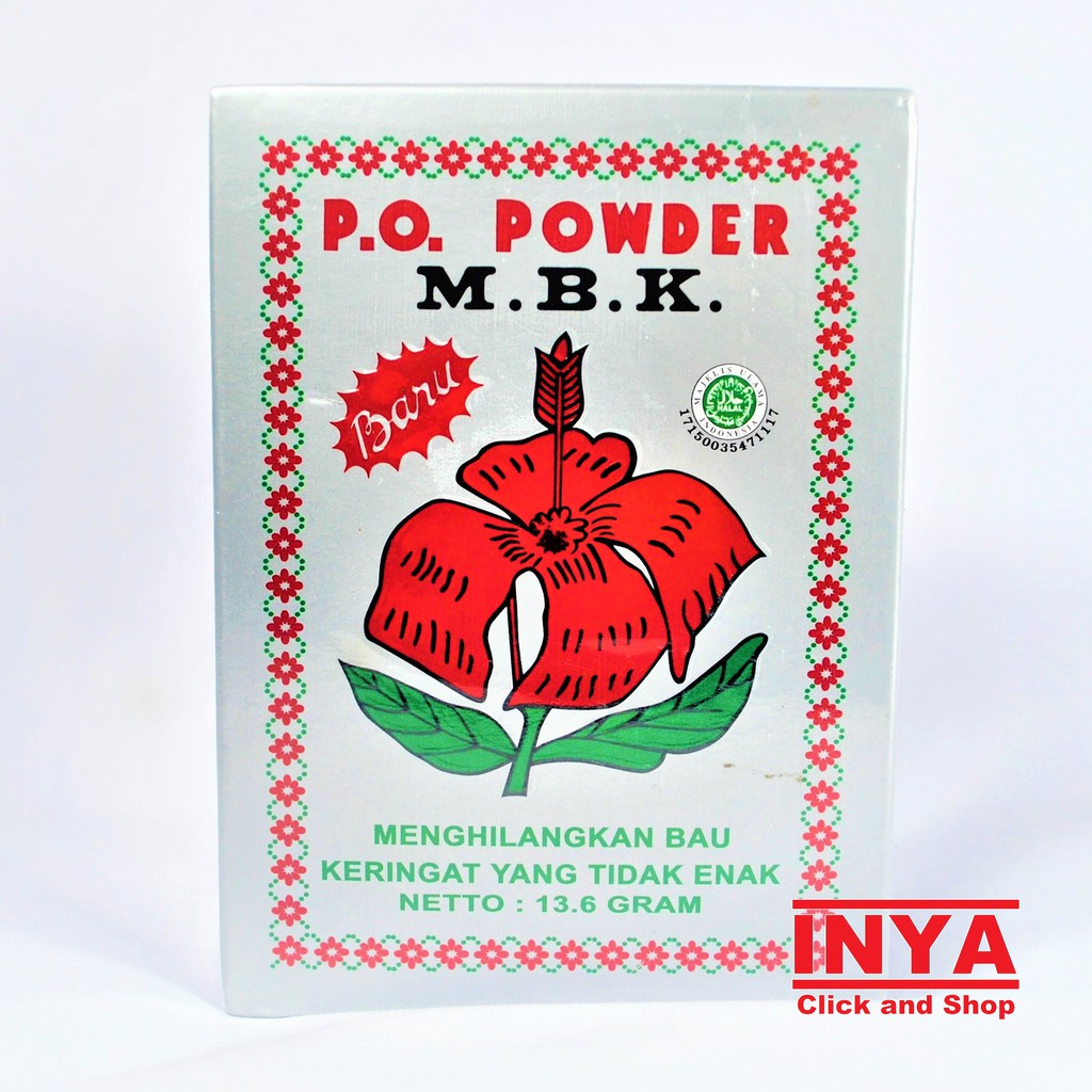 MBK SILVER BARU P.O. POWDER ASLI 13.6x12 Bungkus BOX - Bedak